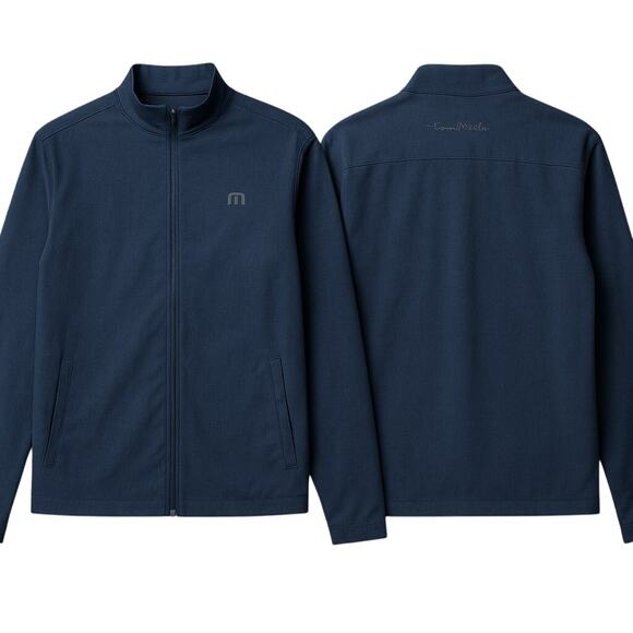 Travis Mathew Men’s Full-Zip Jacket in navy blue, size Large - Picture 1 of 7